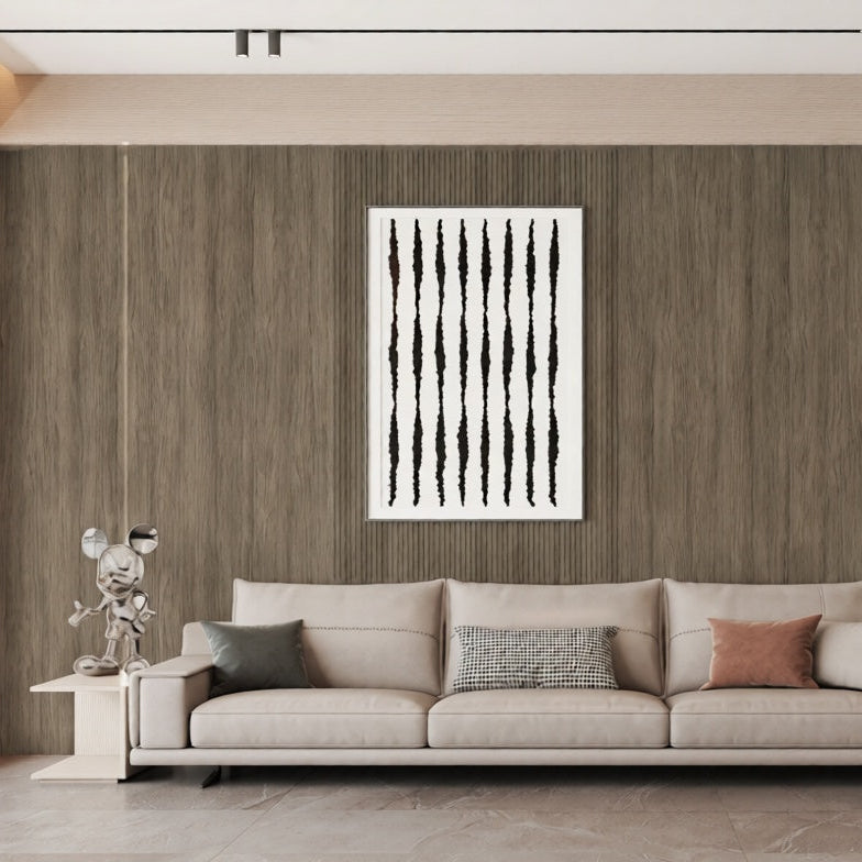 Wandpaneel Grey Oak graue Eichenholzoptik 2800x1100 mm
