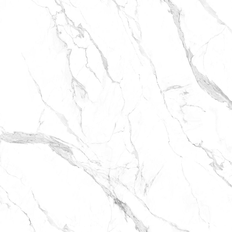 Wandpaneel Statuario White helle Marmor-Optik 2800x1100 mm