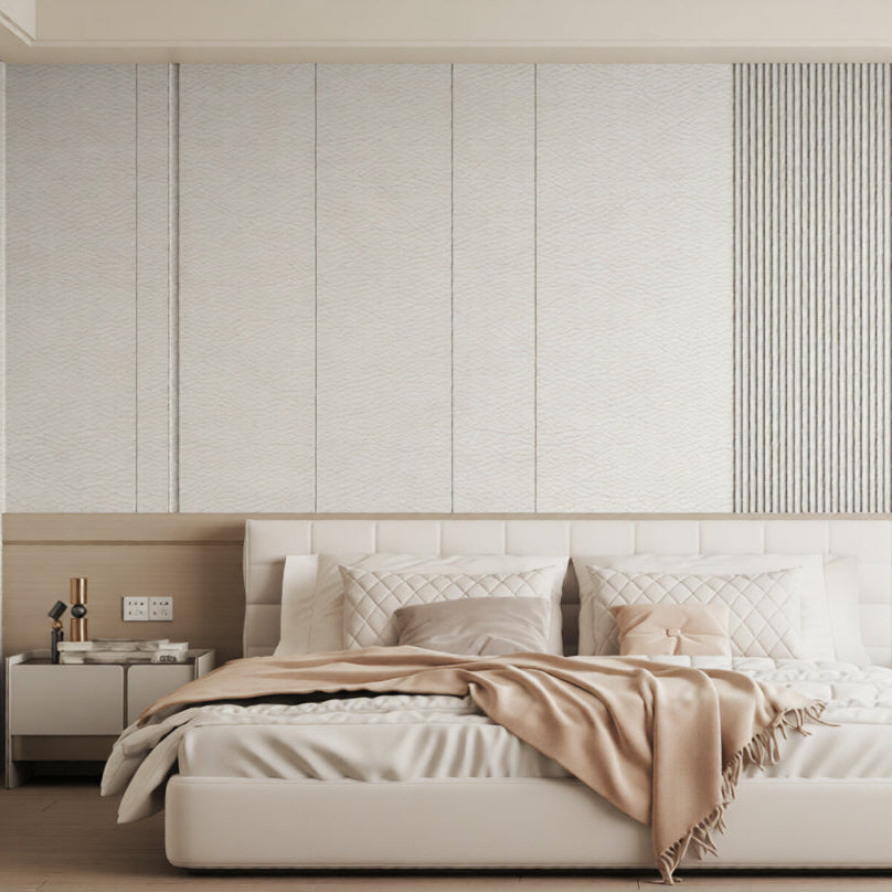 Wandpaneel Ivory White unifarben Elfenbein 2800x1100 mm
