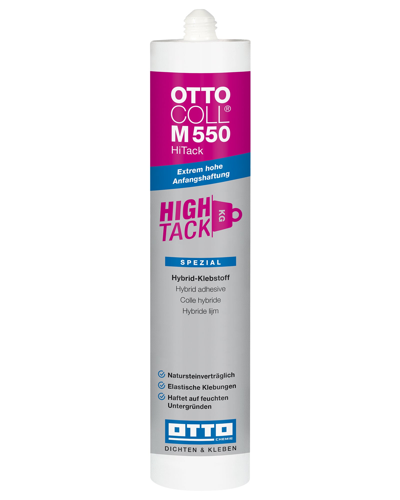 OTTOCOLL® M 550 HiTack Hybrid Klebstoff für Wandpaneele